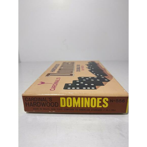 Vintage Cardinal’s Hardwood Double 6 Dominoes 28 Pieces No. 556 - Picture 5 of 7